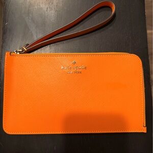 Kate Spade Bright Orange Clutch